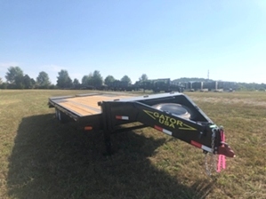 Pintle Trailer 25ft Flatbed By Gator Pintle Trailer 25ft Flatbed By Gator. Aardvark design with Gator Tuff ramps 